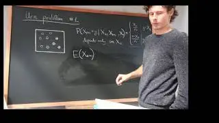 160B. Lecture 2. Part 3 (Urn problem #1 -- first-step transition analysis).