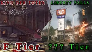 Call of Duty ZOMBIES Map TIER LIST (WaW - BO6 Shattered Veil)