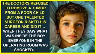 THE DOCTORS REFUSED TO REMOVE A TUMOR FROM A POOR BOY… BUT ONE SURGEON RISKED HIS CAREER AND DID IT