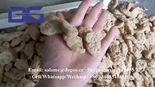 Soybean extruder machine soy curls soy protein meat making machine meat analogue making extruder