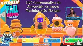 Fall Guys. LIVE comemorando o Anivers&aacute;rio do nosso Maninho Jo&atilde;o Floriano. Vem torcer e ConfeRIR 😁😉🔥