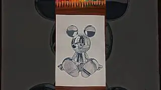 Hyperealistic micky mouse drawing transition ✨
