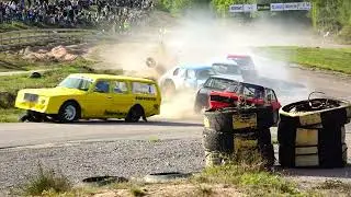 Volvo vs Saab vs Opel – vilken bil var snabbast i Törneryd? Kval 1 Folkrace Karlskrona AK 20/9 2025