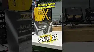 Сравнение фар дальнего света TDD и SENLO #auxiliarylights #minidrivinglight #mdl
