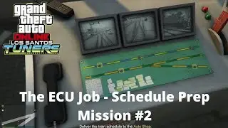 GTA V Online Multiplayer  | THE ECU JOB | Planning work - Schedule