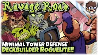 Minimals Tower Defense Roguelite Deckbuilder!! | Let's Try Ravage Road