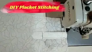 आस्तीन की चाक पट्टी कैसे बनाए | sleeve plackets stitching |  Kabir Tailor #sewing