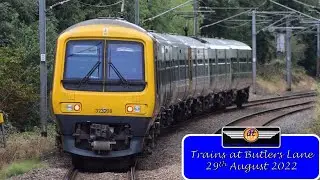 **CROSS COUNTRY DIVERTS** Trains at Butlers Lane railway station (29/08/2022)