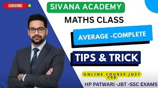 avaerage - chapter - maths - marathon session - hp patwari - ssc - jbt - banking