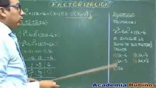 DIVISORES BINOMICOS EJERCICIO RESUELTO DE FACTORIZACI&Oacute;N