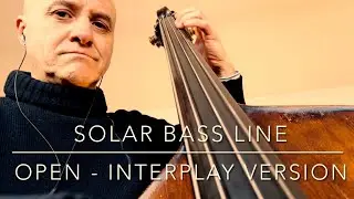 Solar Open Interplay Version Bass Line Play Along Backing Track 