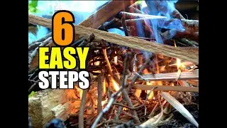 6 EASY steps for Making Fires Without Matches or a Lighter!
