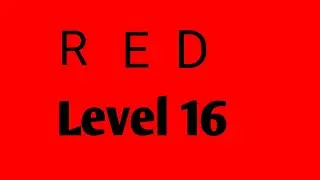 RED Level 16 Android IOS Gameplay Walkthrough By Bart Bonte