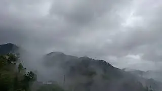 foggy hills