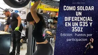 Alberto Big Boost me ense&ntilde;a c&oacute;mo soldar un diferencial en un G35 y 350z - How to weld a diff
