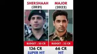 Shershaah Vs Major movie comparision Box office collection ##### shorts video ##