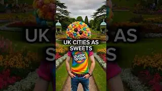 UK Cities As Sweets #shorts #ukcities #midjourney
