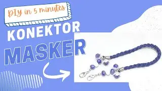 DIY jewellery accessories ideas | konektor masker bunga daisy | DIY mask extender with daisy flower