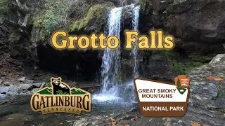 Grotto Falls 🌊🌿 | 1 Hour Relaxing Waterfall Views & Nature Sounds