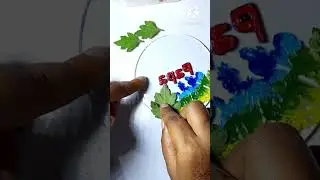 💥papa glass painting/water color @ Aryan Verma studio @Roshan 3D Art #acrylic #drawing