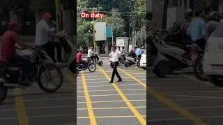 On duty #SumantsinghCOP #shorts #trafficpolice