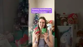 Let's open some more of the Holiday Squishmallow Mystery Capsules!