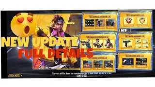 FREE FIRE 🔥 OB28 FULL DETAIL|| FREE FIRE NEW UPDATE FULL DETAIL ❌NEW CHARACTER ❌NEW WEAPON