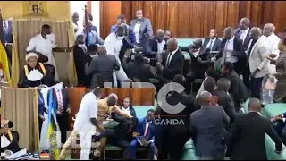 FIGHT IN PARLIAMENT; HON. FRANCIS ZAAKE THUMPED IN PARLIAMENT BY FELLOW MP & RUSHED TO HOSPITAL