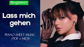 Lass mich gehen - AYLIVA | PIANO SHEET MUSIC + MIDI 🎹
