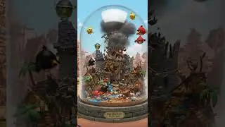 Angry Birds Movie: Pig City Destruction &ndash; Diorama #diorama #angrybirds #angrybird #angry #birds #art