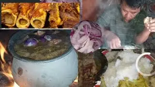#buff leg piece recipe चिसो चिसो मौसम मा तात्तातो रागाको खुट्टा को सुप पकाएर खादै💕💕अत्ति नै मीठो 😋😋😋