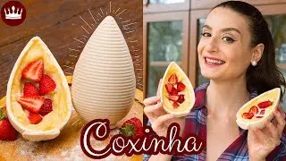 COXINHA GIGANTE DE LEITE NINHO - Ovo de Páscoa - Cozinha do Bom Gosto - Gabi Rossi