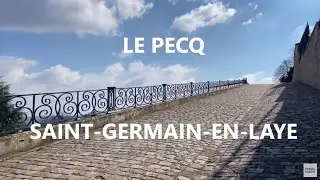 Walk in Saint-Germain-en-Laye - Le Pecq, France, March 2021 🇫🇷
