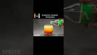 SUNQUICK ORANGE MANDARIN SPRITE #shorts #drink #youtubeshorts
