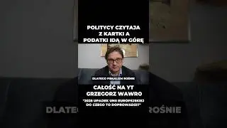 Politycy czytają z kartki i NIE WIEDZĄ co m&oacute;wią 🔥 Fiskalizm i cenzura rosną!