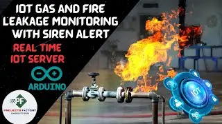IOT Gas And Fire Leakage Monitoring With Siren Alert