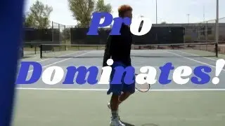 Tennis Pro Open Player  vs. USTA Player Club Player