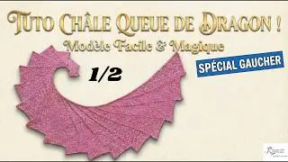 Tuto  queue de dragon au crochet  sp&eacute;cial gaucher 1/2