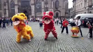 Simon and Sophie Wedding Lion Dance - Yee's Hung Ga Edinburgh