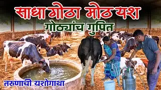 हा गोठा पाहून तुमचं मत बदलेल | मुक्त गोठा | दूधव्यवसाय यशोगाथा