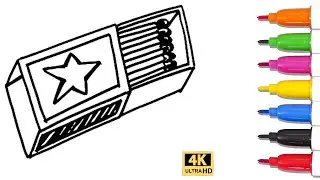 Drawing Matchbox - Drawing & Coloring | How to Draw Matchbox | Jolly Drawing