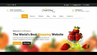 AWESOME FOOD DELIVERY WEBSITE | website with HTML, CSS and JavaScript | website design