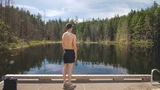 this lake was SO warm! | Whyte Lake Hike in West Vancouver