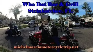 Who Dat Bar & Grill 1/18/2020 (Michel Marcia's Motorcycle Trip's)