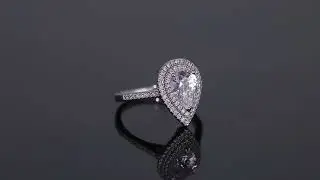 Pear Cut Engagement Ring 
