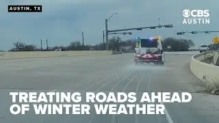 TxDOT Pre-Treats Central Texas Roads Before Winter Storm