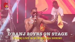 D'BANJ CELEBRATES 20YRS ON STAGE LIVE AT AFRIKA SHRINE