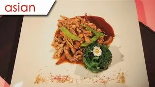 Yu Xiang pork and spinach leaves -  Silent Cooking with Simon Xie Hong (with recipe)