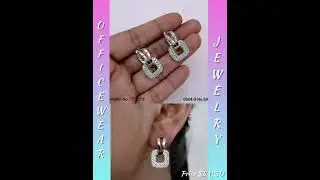 Officewear Earrings, contact manufacturer @ +91 9775470343 #jewelry #manufacturer #wholesalerates