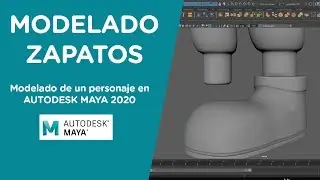 12- Modelado de un personaje en MAYA 2020 / Modelado zapatos